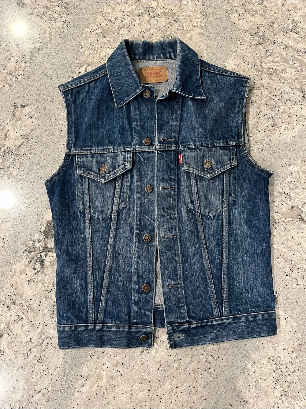 Vintage Levi’s “Big E” Denim Trucker Vest